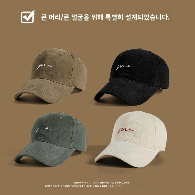 Deep-Crown Baseball Cap Wide-Brim Fashionable Summer Hat Unisex Face-Slimming Hat New 2025 Spring Collection