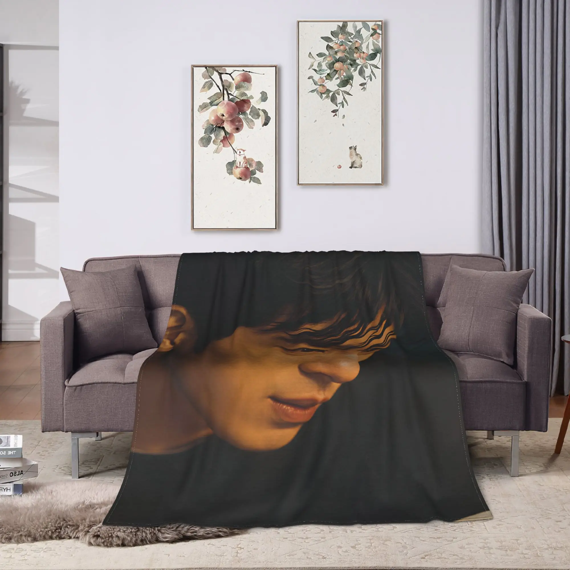 The Early Spring jing boran Flannel Blanket Spring  Warm Bedding Throws for Kids Adult Couch Bed Fashion Bedspread Sofa Cover