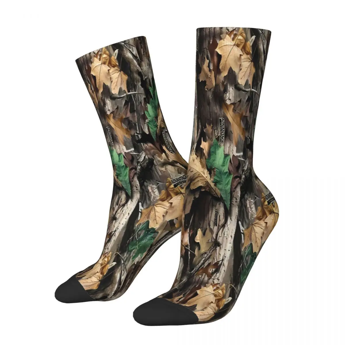 Real Tree Socks Male Mens Women Winter Stockings Printed