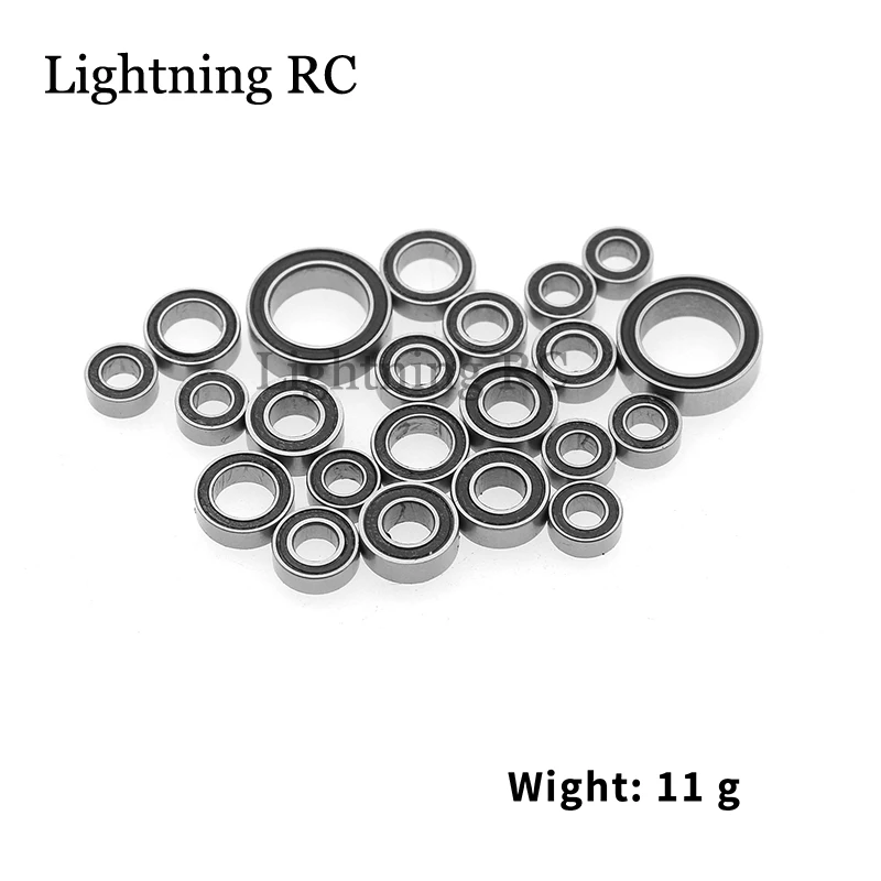 

22PCS Steel Sealed Bearing Kit for 1/18 RC Crawler TRX4M Upgrade Parts (4M-03)