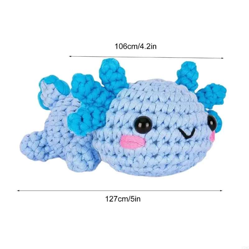Kits crochet débutant U75C Kits dragon au crochet, y compris le crochet, le fil, les instructions étape par étape pour des