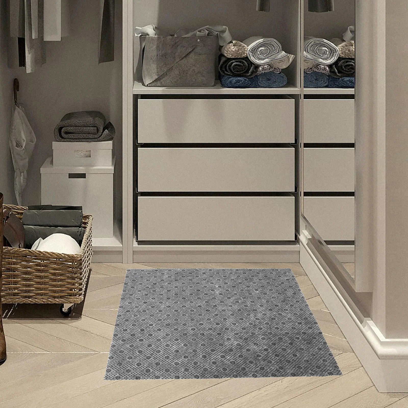 

Non-slip Felt Pad Grey Polyester Rug Tufting Fabric Large DIY Craft Supplies Carpet Bottom Stabilizer Furniture