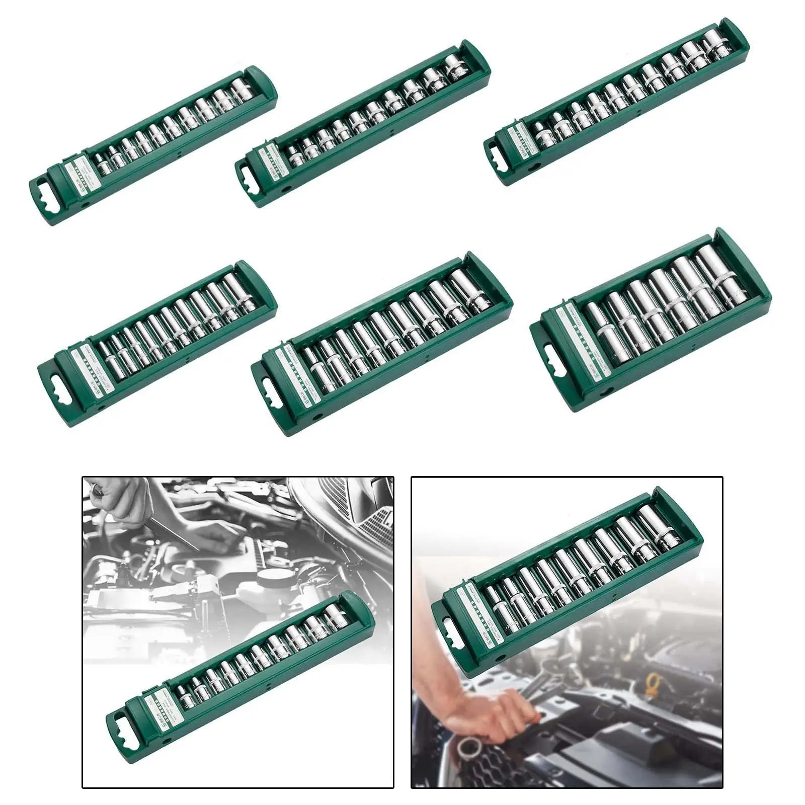 Steel Socket Wrench Head Set Nut Driver Sleeve Sleeve Adapter Spanner End