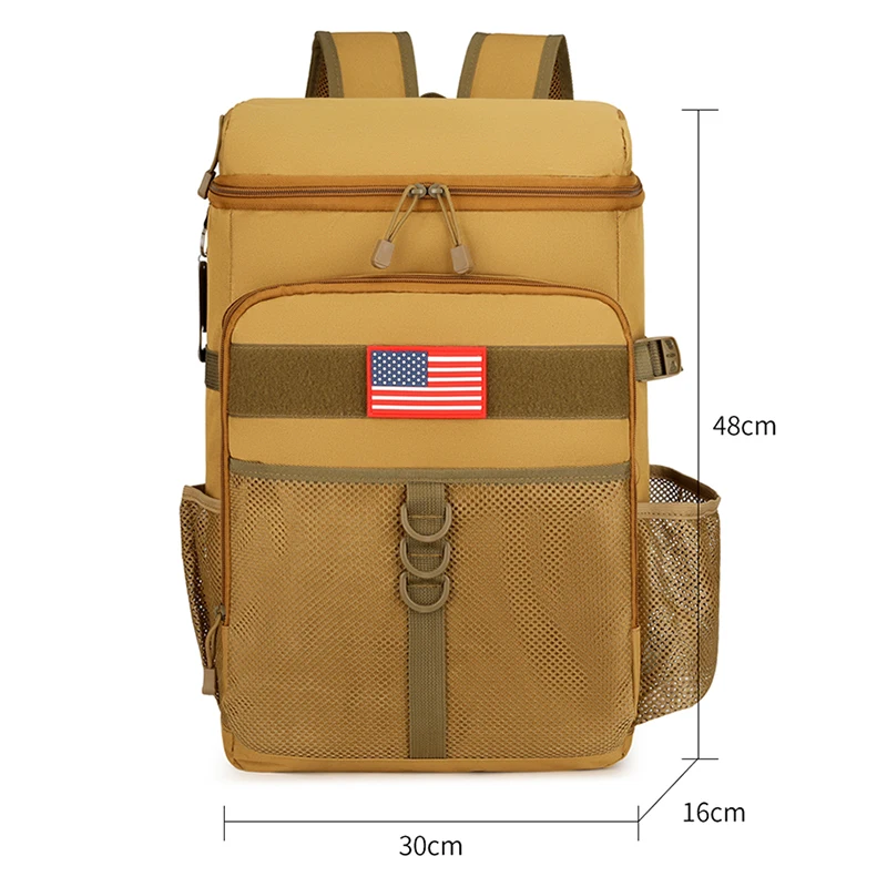 Тактический рюкзак Toposhine 25 л для мужчин и женщин, сумка для выживания на открытом воздухе, изоляционный рюкзак для пикника, походный рюкзак с держателем для бутылки