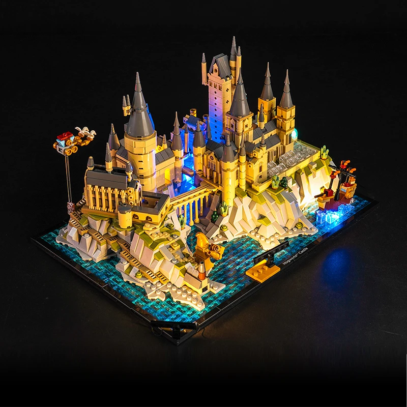 Vonado-juego de luces LED para Hogwarts, 76419 unidades™Bloques de construcción de Castillo y tierra, solo incluye accesorios de iluminación