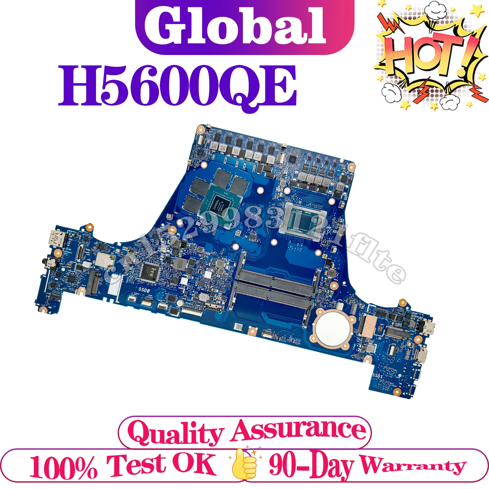 Placa base H5600Q H5600QE J5600QE W5600Q2A J5600Q2A para placa base de ordenador portátil ASUS R7-5800H R9-5900H RTX3050Ti RTX-A2000