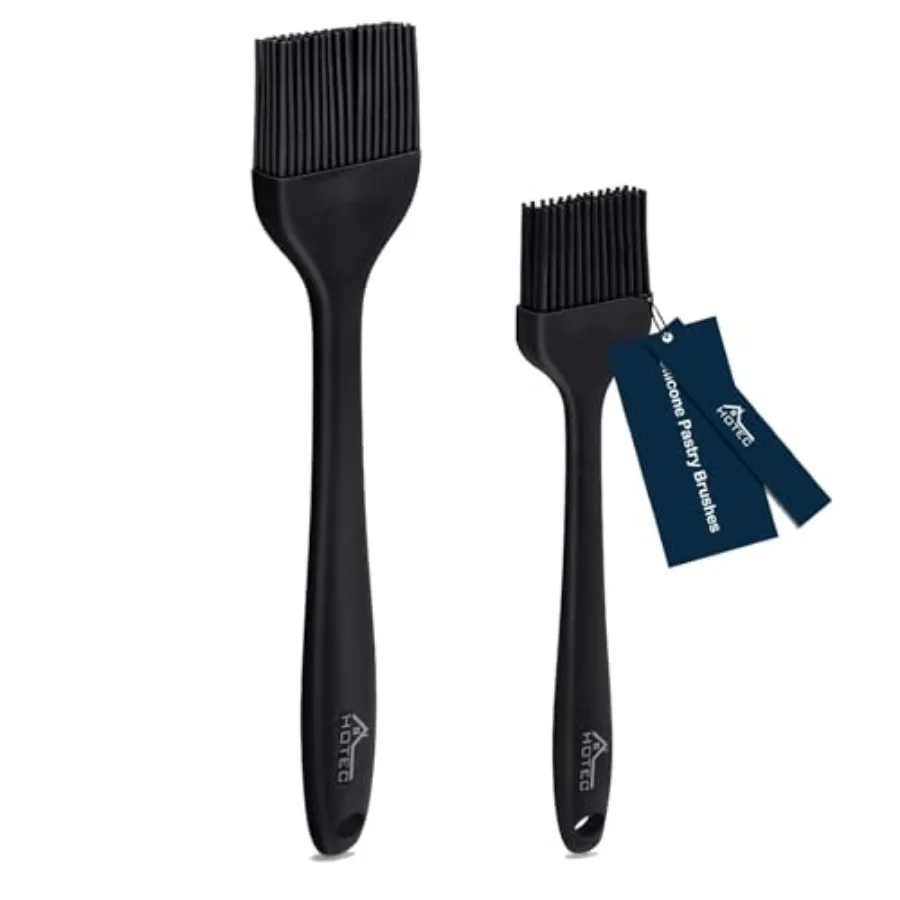 600℉ Heat Resistasnt Basting Brushes, BPA Free Silicone Pastry Brush, Spread Oil Butter Sauce Marinades for BBQ Grill Barbecue