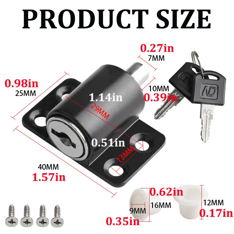 Sliding Door Window Locks With 2 Keys Fixer Limiters Baby Child Safety Protection Antitheft Door Window Security Lock Catches