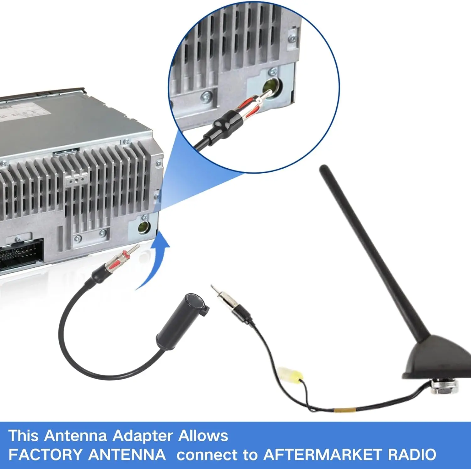 ForNissan Altima ForFrontier ForXterra ForInfiniti G20 I30 QX4 Q45 Car Radio Antenna Aerial Adaptor Converter Connector