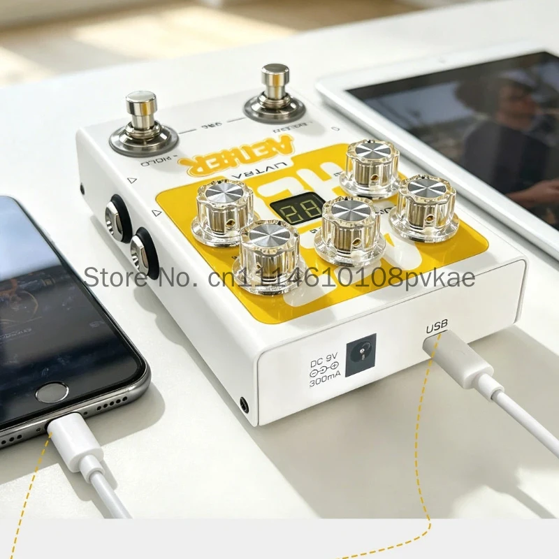 Hot In Stock Livtra Stereo Digital Reverb Effect Pedal Dual Footswitch True Bypass Guitar Effect Processor For Music Performance view 6