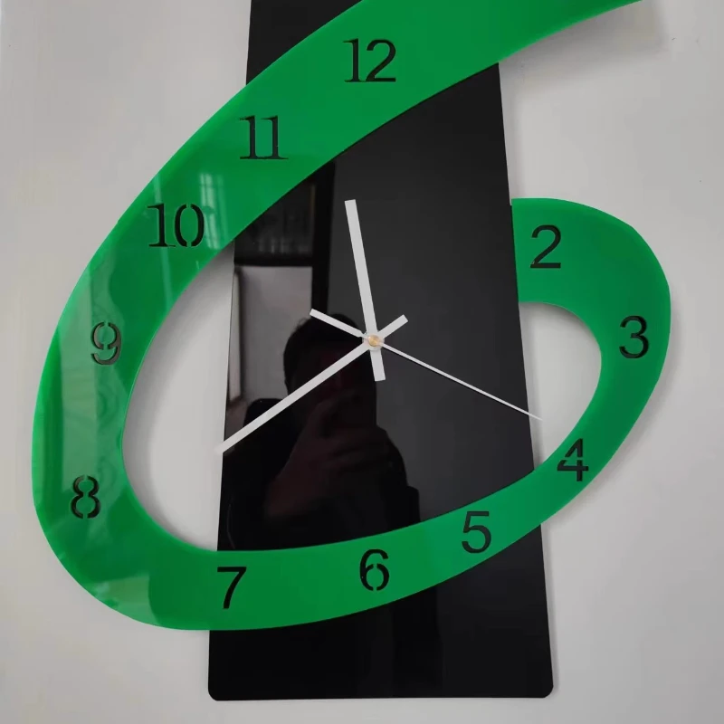 Factory Direct 2026 Machinery Original Wall clock Retro Vertical Large Square Wall clock Design Luxury Horloge Murale Salon Wall