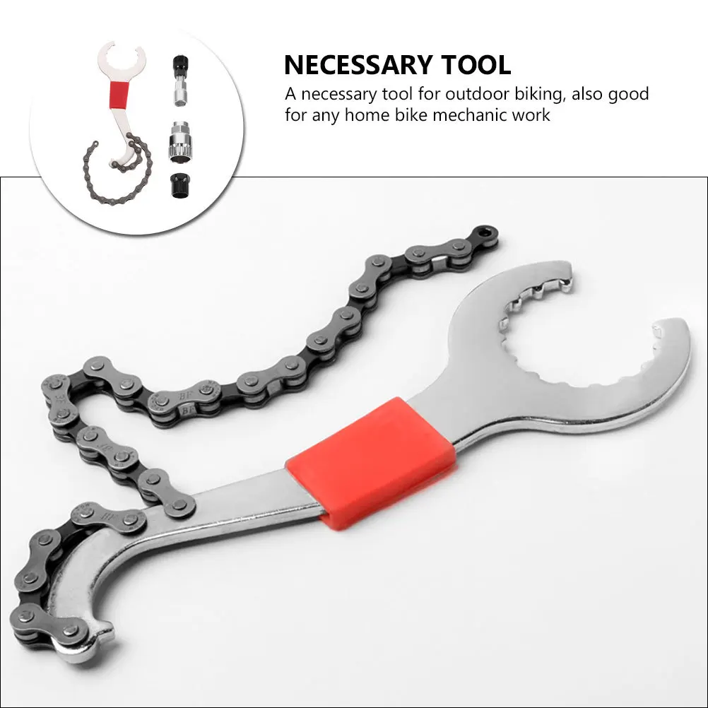 

4Pcs Bicycle Rear Derailleur Hanger Wrench Steel Crank Puller for Bike Repair Tool Kit Bottom Bracket Removal