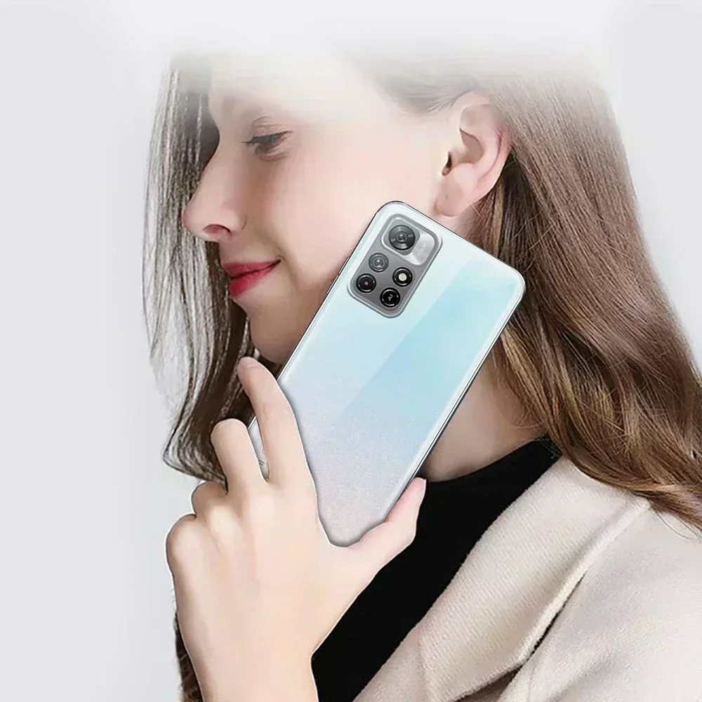 Ультратонкий силиконовый чехол для телефона Xiaomi Redmi Note 11 10 9 8 Pro Max 11T 10S 9S 9T 8T Прозрачный мягкий чехол для Redmi 10 9A 9C Coque