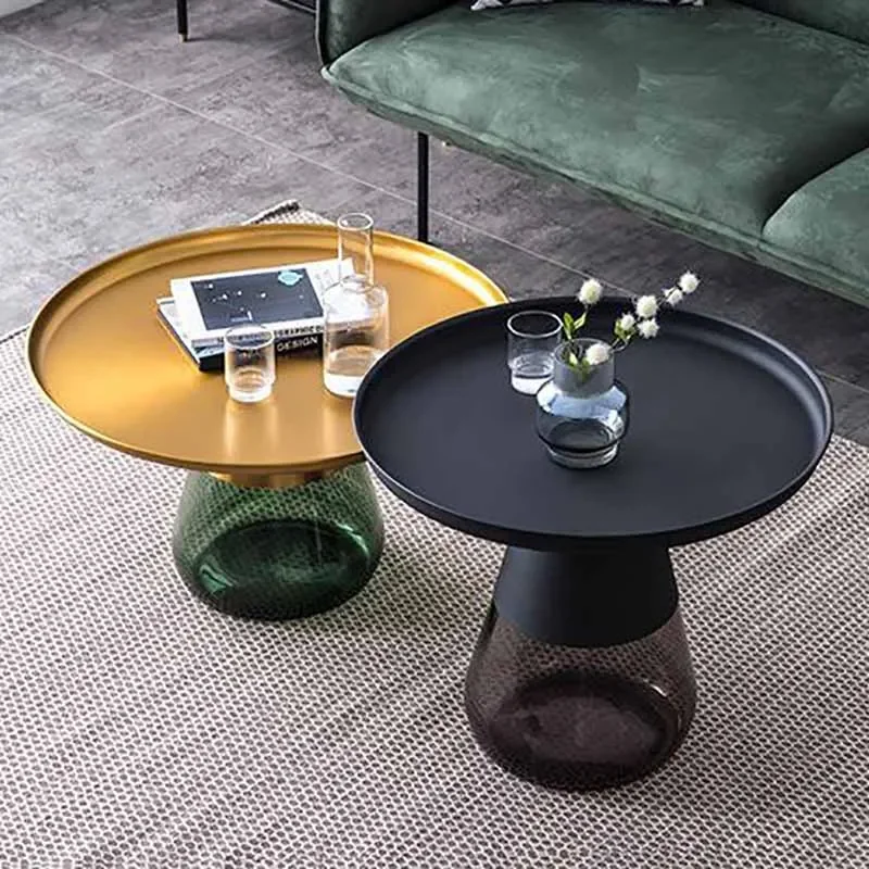 Nordic Coffee Tables Living Room Ornament Creative Tea Table Home Decor Interior Furniture Sofa Side Transparent Coffee Desk