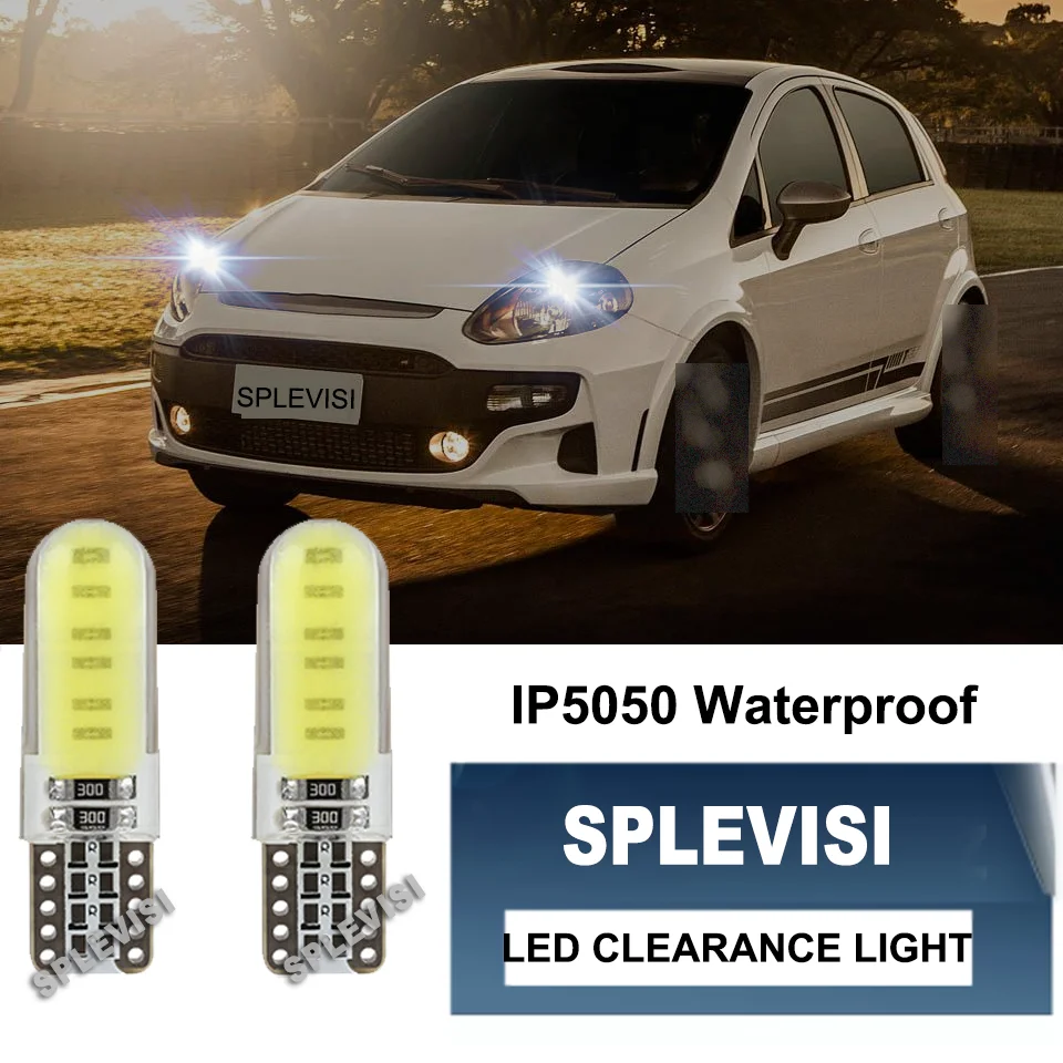 

2x T10 W5W COB LED Clearance Light Bulb Silica IP5050 Waterproof Error Free For Citroen C1 C2 C3/C3 Picasso C4 Coupe C5 C6 C8