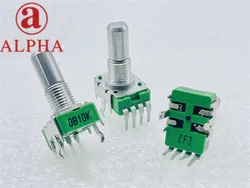 1pcs，360 degree rotary potentiometer，RK11，B10K，4Pin，AKAI  APC40  APC40MK2，The shaft length is 17mm