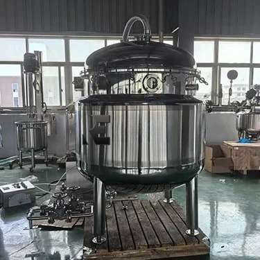 Industrial Electric Vacuum Sugar Soaking Dipping Pot for Candied Glace Fruit