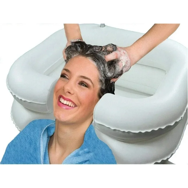 Inflatable Portable Shampoo Basin Hair Washing Basin for Bedridden Disabled Injured Hair Wash Tubat Home Sink Hair Care