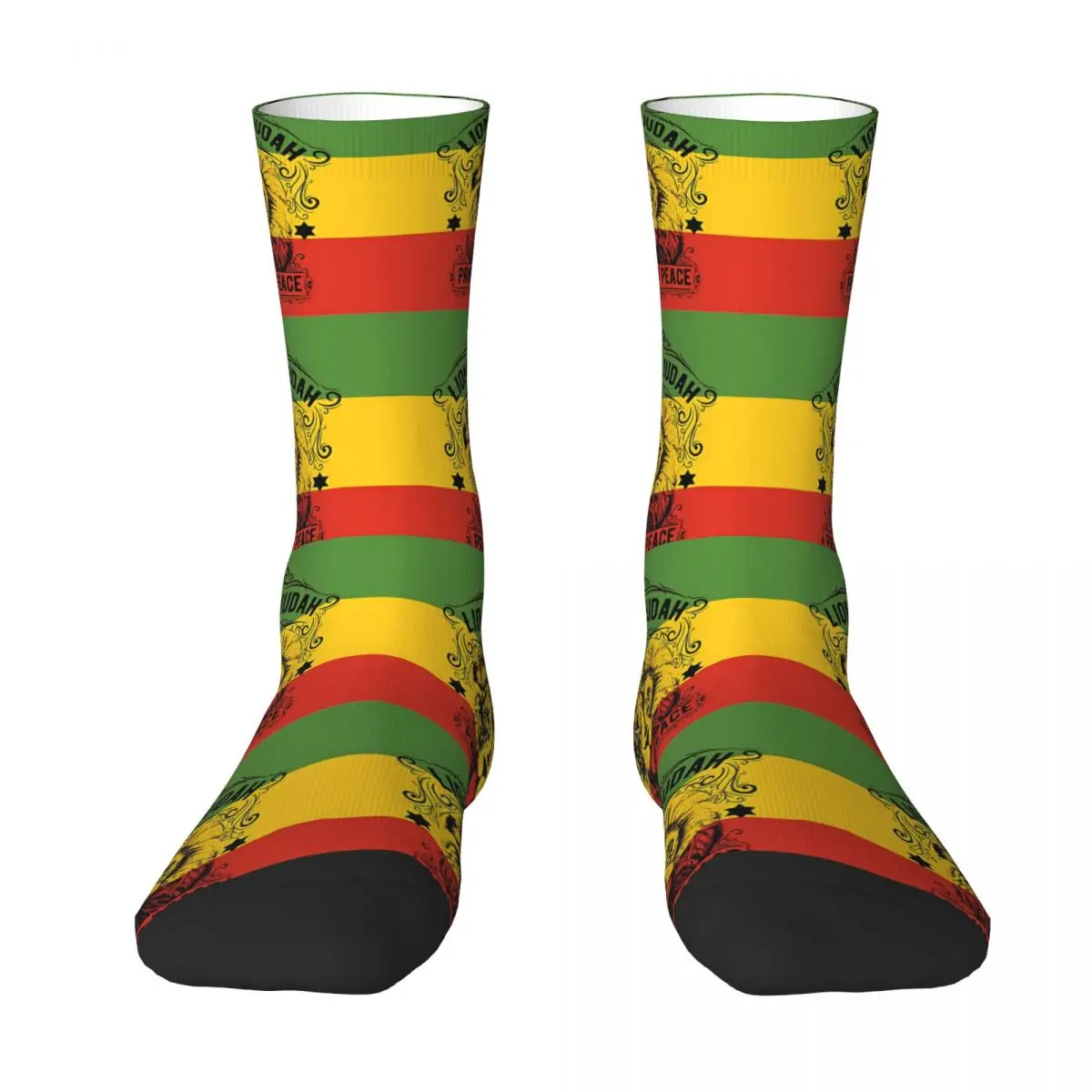 Prince Of Peace Rasta Lion Of Judah Rastafari Unisex Winter Socks Windproof Happy Socks Street Style Crazy Sock