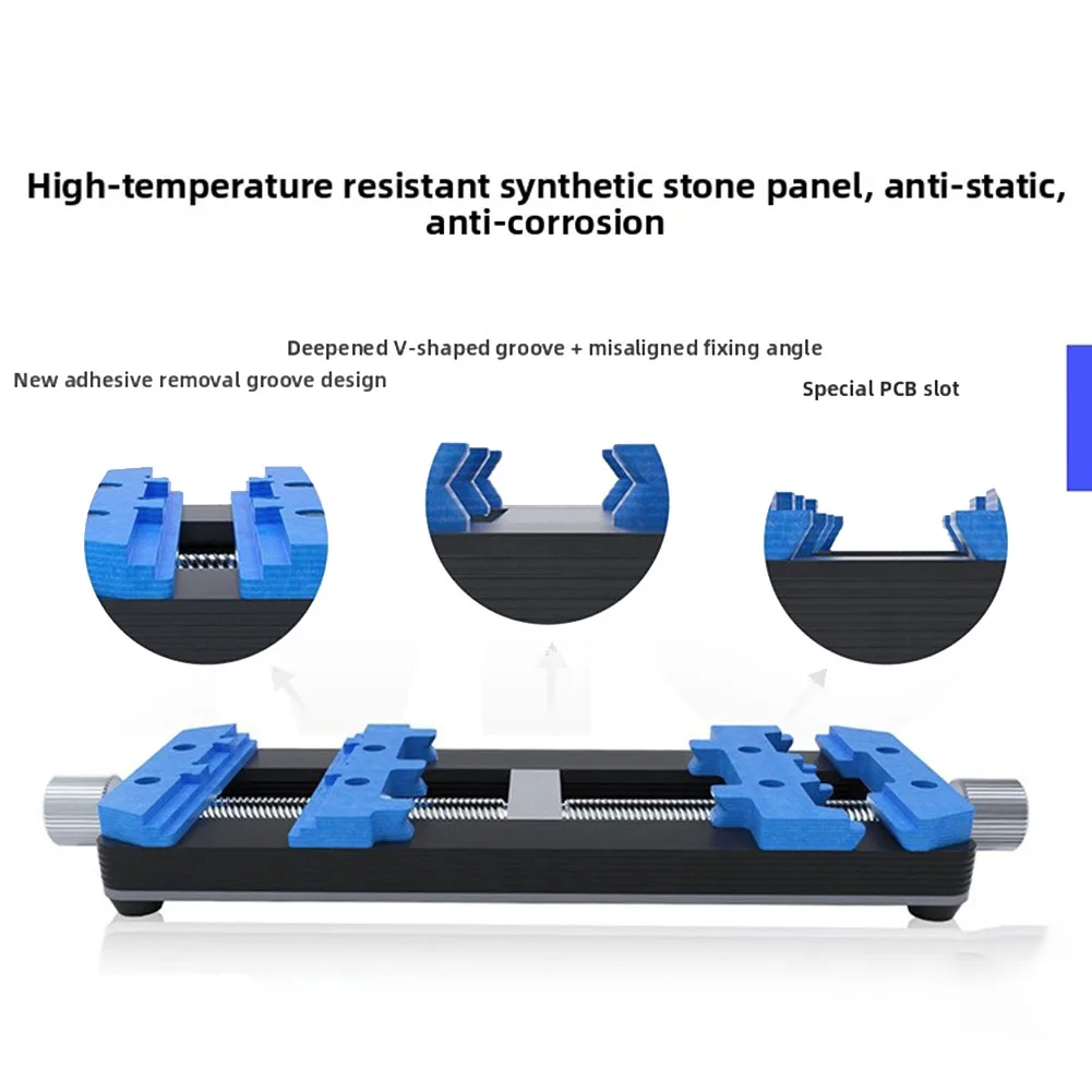 Multifunctional K23 Clamping Fixture Ergonomic Metal Design With Deep V-Groove And Staggered Angle For Irregular PCB Boards