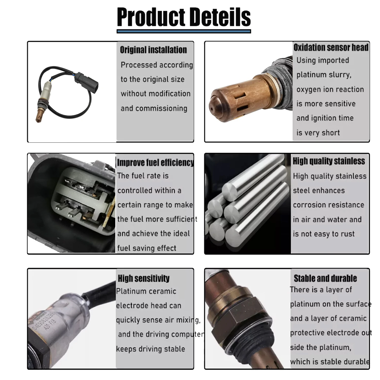 Upstream Lambda O2 Oxygen Sensor 234-5150 68195741AA For JEEP CHEROKEE COMPASS RENEGADE 2.4L 2014-2020 WRANGLER JK 3.6L 2018