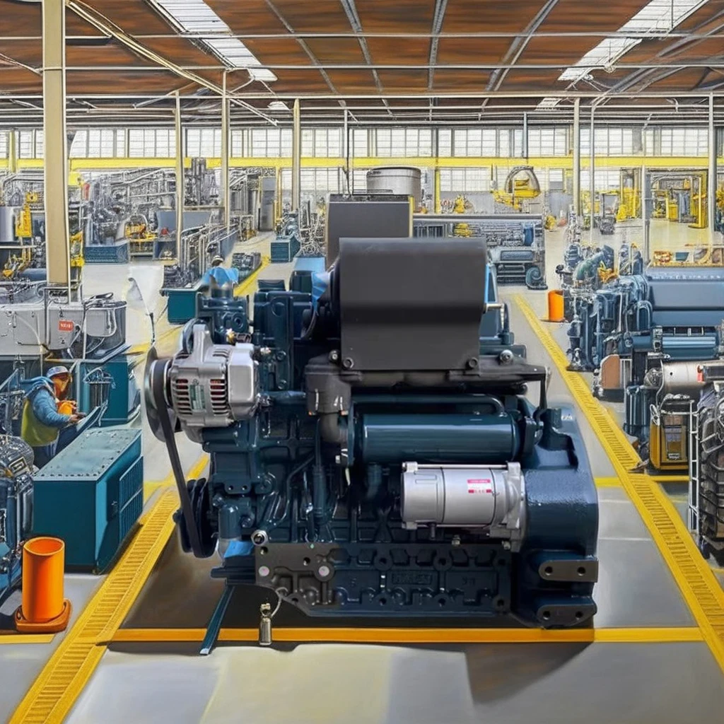 New Original Kubota V2403 Diesel Engine Assembly 37KW-75KW for Kubota 155 161 163 Manufacturing Plants for Building Material