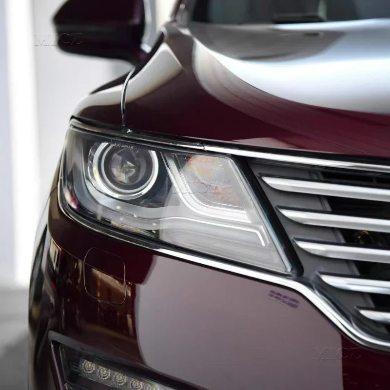 

For Lincoln MKX Headlight Cover Transparent Headlamp Lamp Shell Replace Original Lampshade Plexiglass 2014 2015 2016 2017 2018