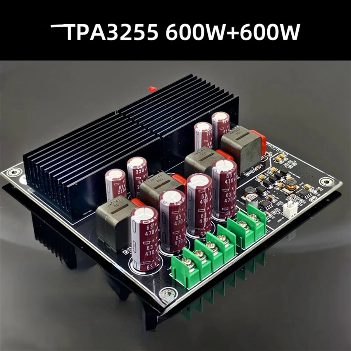 SAMP-200 HIFI Dual Core TPA3255 Stereo Amplifier Board 2 Channel 600W+600W Class D Digital Power Amplifier TL072 OP AMP ABVD