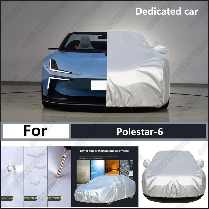 For Polestar-6 Oxford cloth car cover for sun protection, rain resistance, and all season special car dust cover