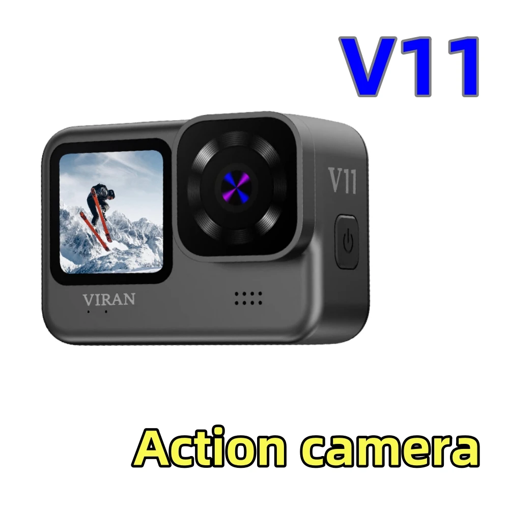 

Sports Camera 4K HD camera Black Action Black in Polar White (Limited Edition) portable video blog camera