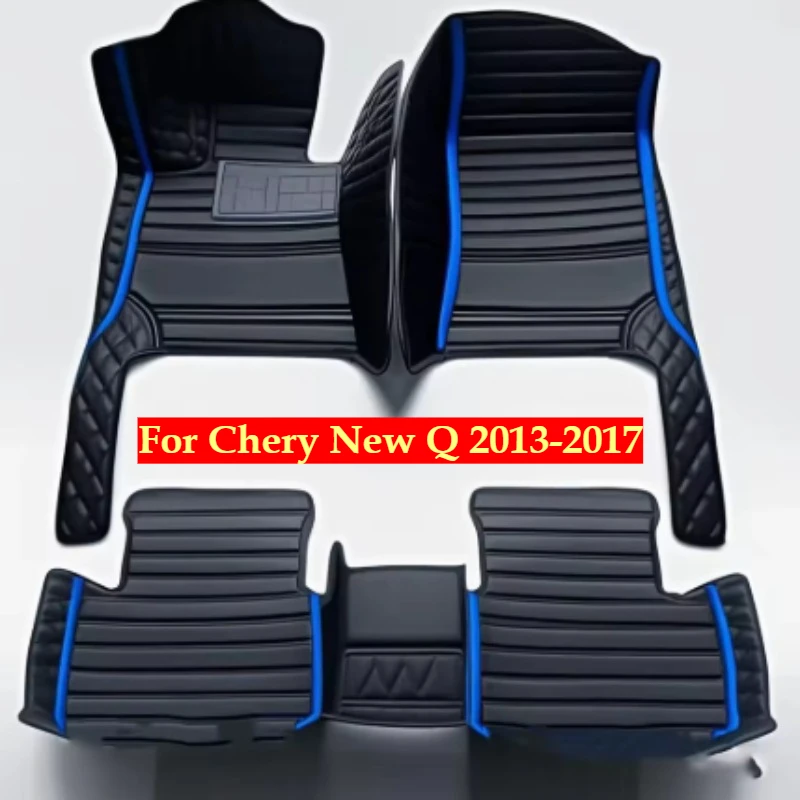 

Custom Car Floor Mats For Chery New Q 2013-2014--2015-2017 All Weather Auto Accessories Foot leather Carpets Fashion Rugs Pads