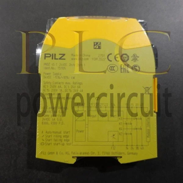 

2026 New 751105 S5 C 24vdc 2n/o T Safety Relay 1pcyc Brand New Original Spot Plc