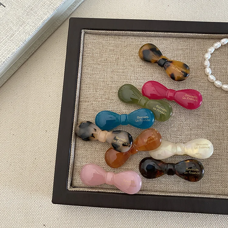 

New Adult Hair Accessories: Textured Cute Bow Alligator Hair Clips, French Side Clips and Bang Clips