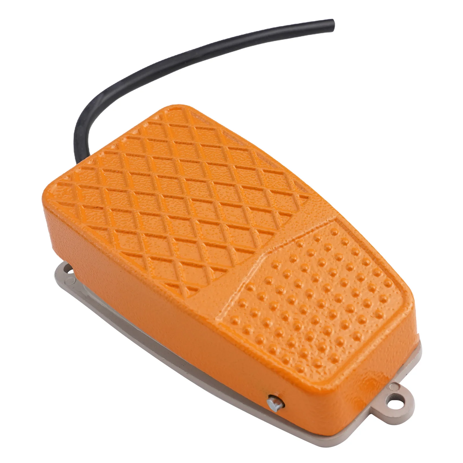 Electric Pedal Foot Switch Non-slip Portable Practical 250VAC Momentary Multi Purpose Single Pole Double Thro Welding Aluminum