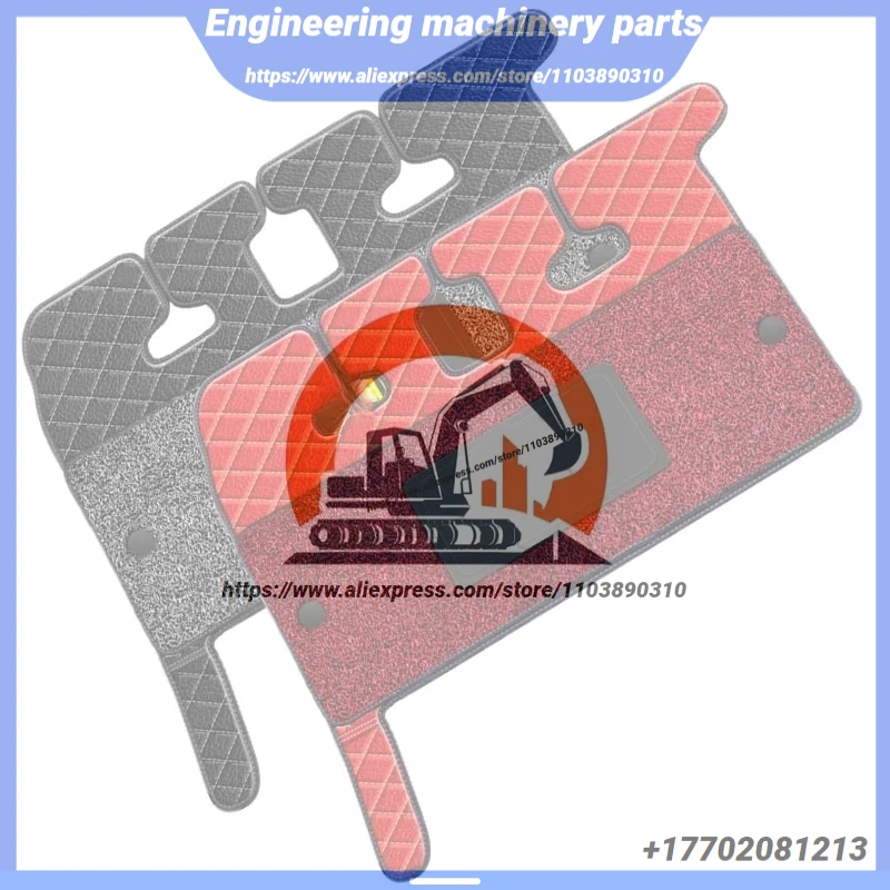 

For Hyun-dai R60 R80 R110 R215 R225-7 R215VS225-9 Excavator Cab Floor Mat Excavator Accessories