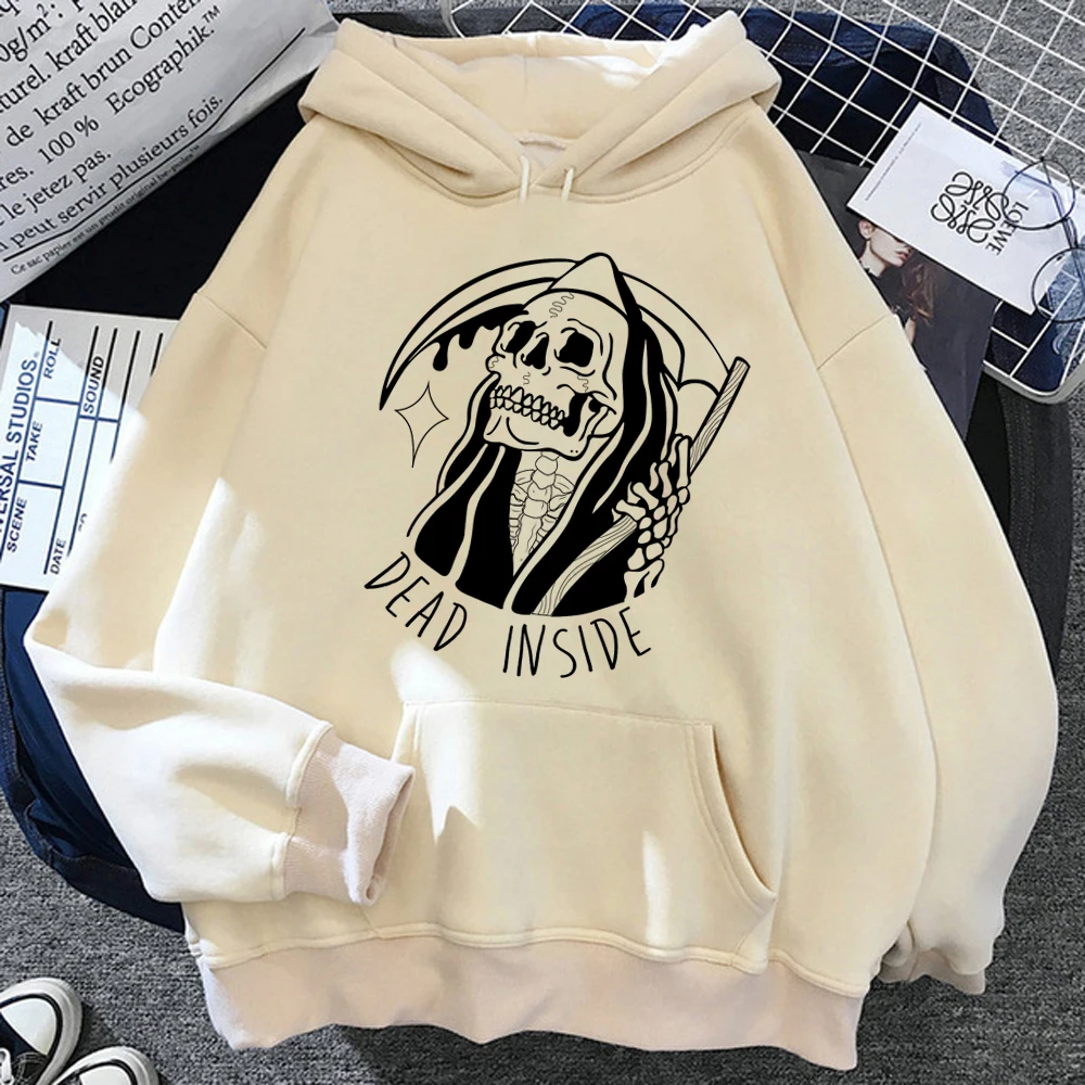 

Dead Inside hoodies women japanese sweat y2k pulls sweater female Korean style clothes