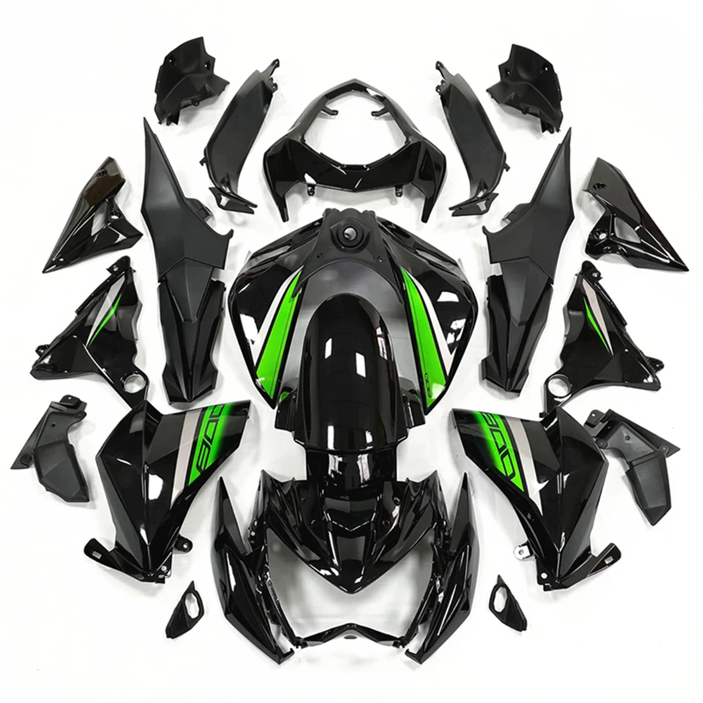 Motorcycle Injection Cowling For Kawasaki Z800 2013-2014-2015-2016 Full Fairing Kit Bodywork Green and Black Track