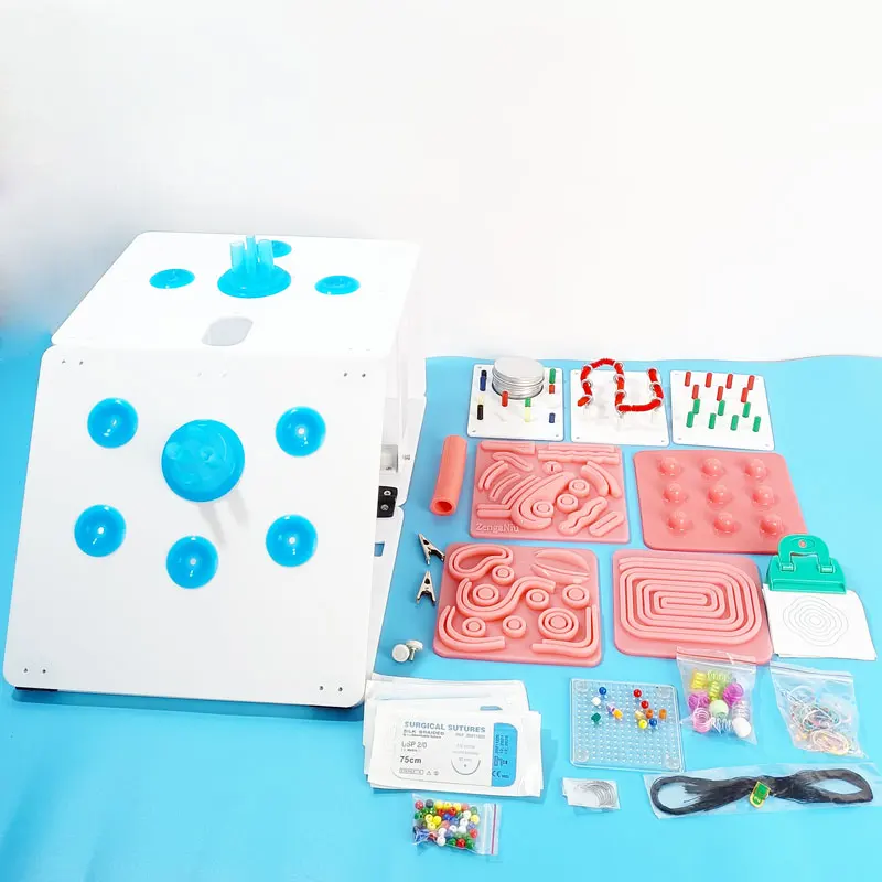 Laparoscopische Simulatie Box Pak 11 Module 0/30 Graden Endoscopische Camera Laparoscopie Trainer Training Box Teach Tool Voor arts