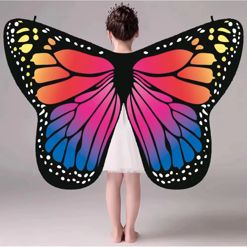 Groothandel Roze Monarch Vleugels Kostuum Voor Kinderen Vrouwen Vlindervleugels Sjaal Cape Sjaal Engel Isis Vleugels Goedkope Hot Verkoop