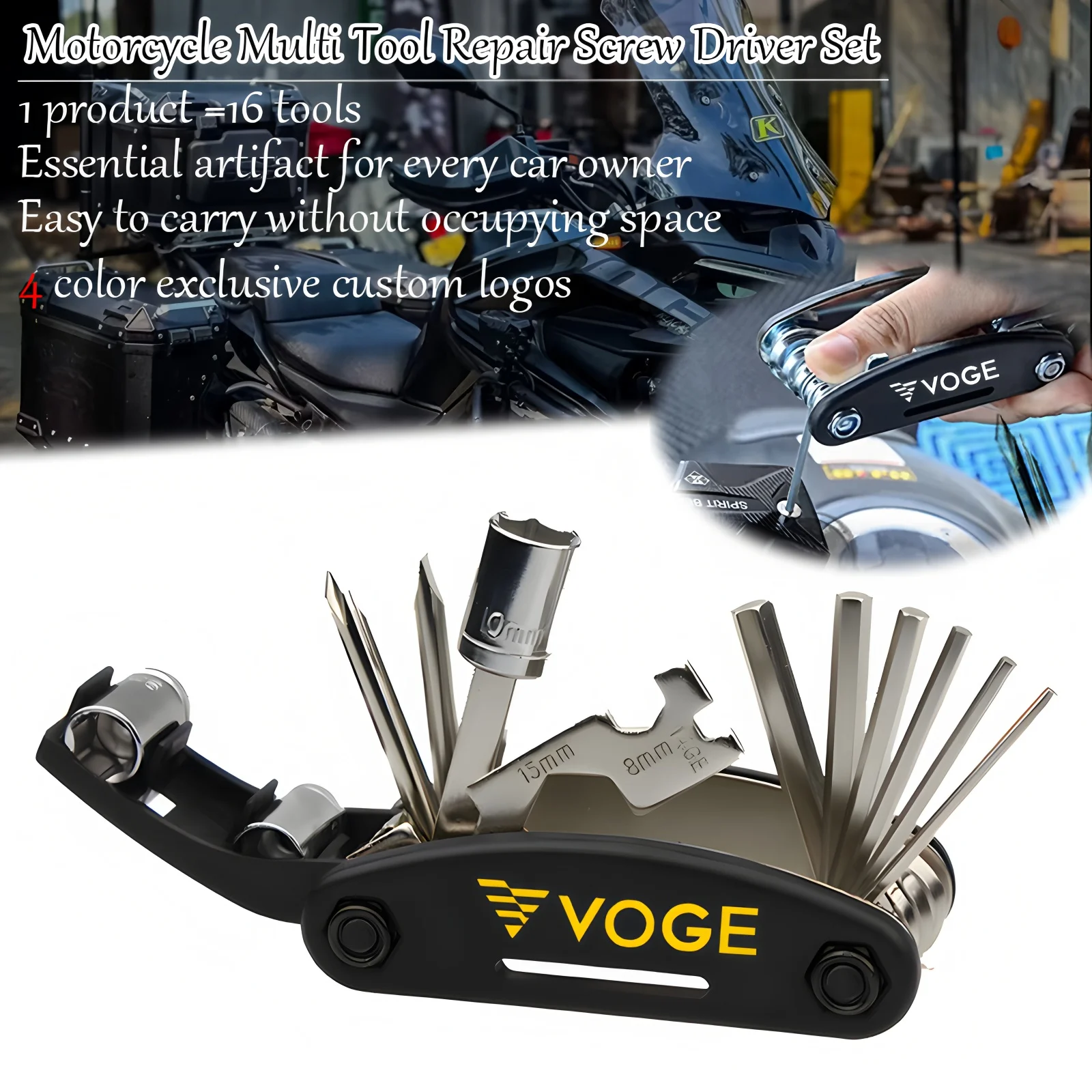 Motorcycle Accessories CNC Aluminium Screwdriver Repair Tool For Voge Valico DS900X DSX900 900 500 DSX 300 RR Ac Rally Ds525x