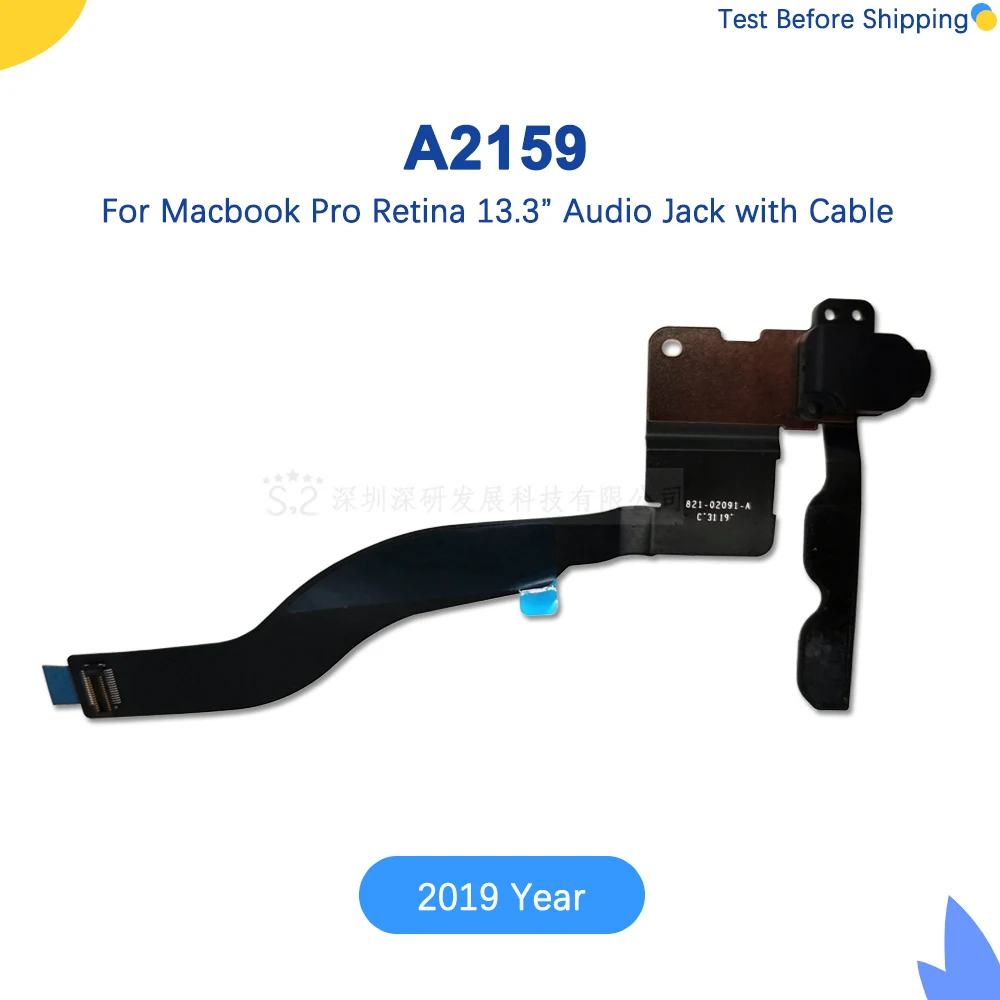 Laptop A2159 Audio Earphone Jack Flex Cable For Macbook Pro 13