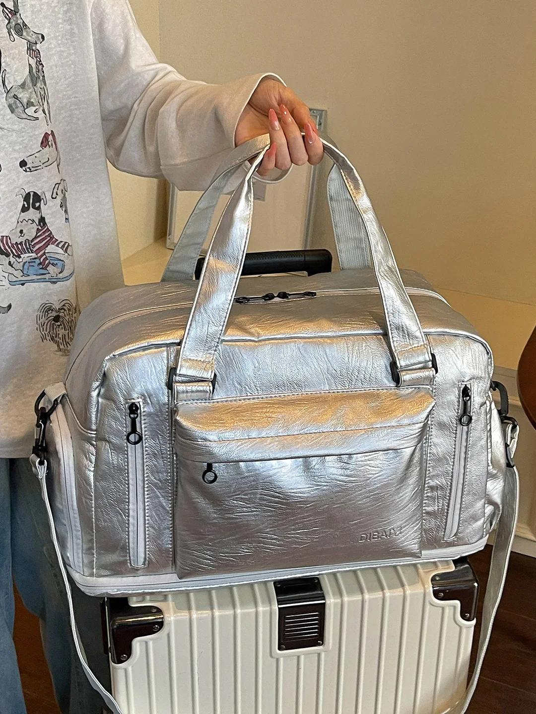 large-capacity-clothes-luggage-bag-travel-handbag-short-trip-business-trip-lightweight-expandable-delivery-bag-storage-bag