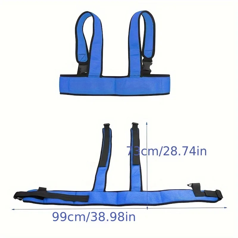 Breathable Durable Non-Slip Wheelchair Seat Belt Environmental Protection Anti-Fall Care Product for Wheelchair Users