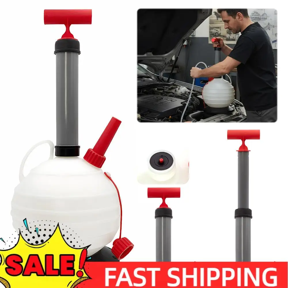 

6-литровый ручной масляный насос с основанием и шлангами, вакуумный масляный насос для автомобильной и морской лодки