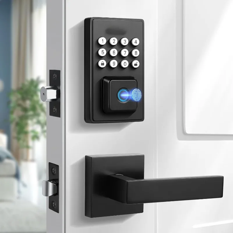 Smart Door Lock, Keyless Entry Lock,Front Lock Set,Biometric Keypad Lock