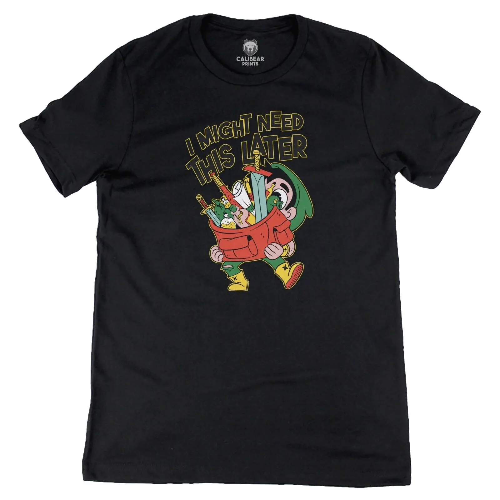 I Might Need This Later RPG Item Hoarder Graphic T-Shirt Unisex 100% Cotton Tee