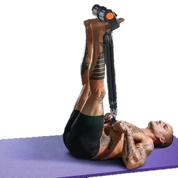 Man Tension Rope Woman Yoga Pedal Puller Portable Resistance Band Elastic Fitness Equipment Leg Stretching Exercise At Home