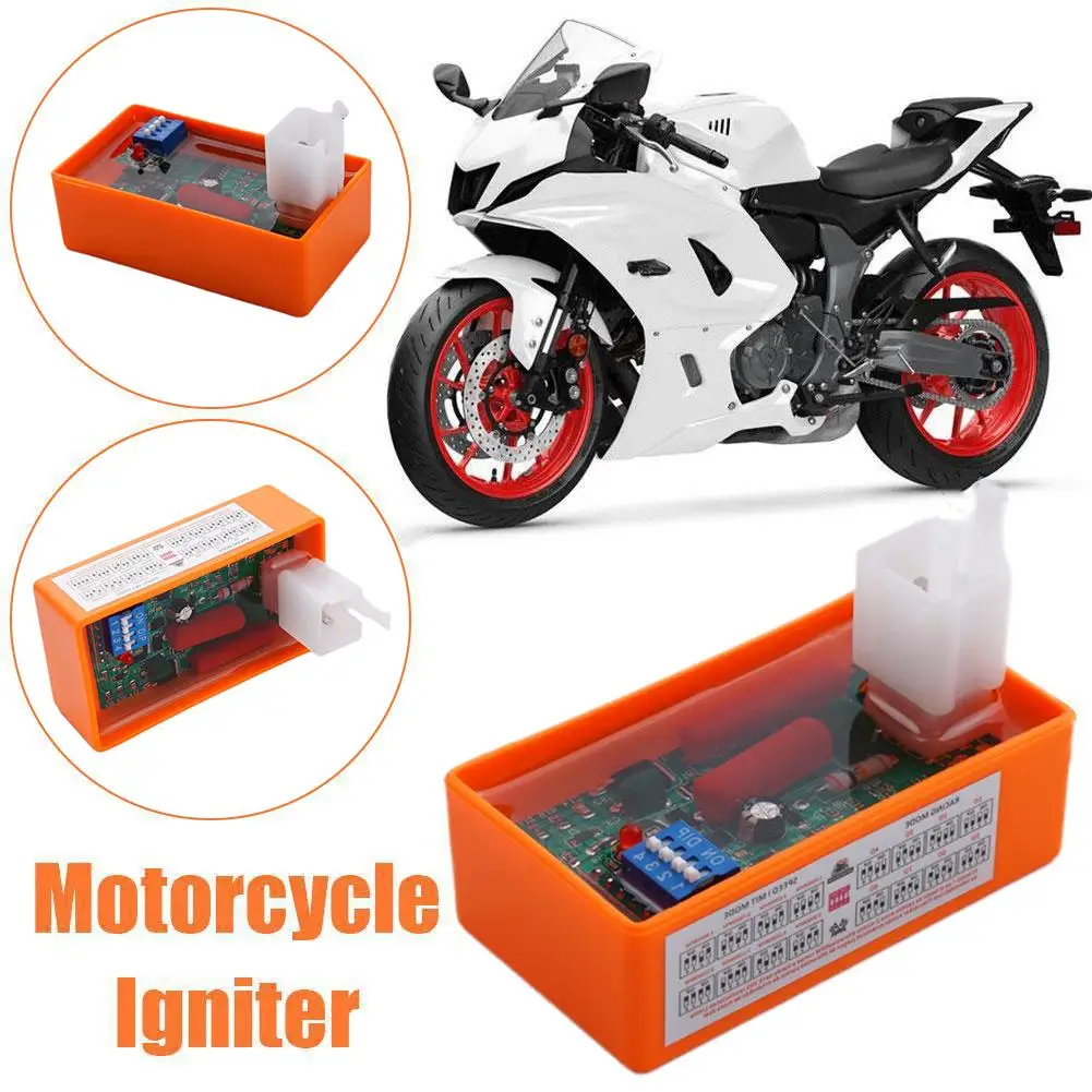 Motorcycle Igniter 6 Pin Ac Cdi Box With Dip Switch Motorcycle Ignition Speed Limit 4000-12000 For Ft150 Rx150 Ml125 Racing B7z5