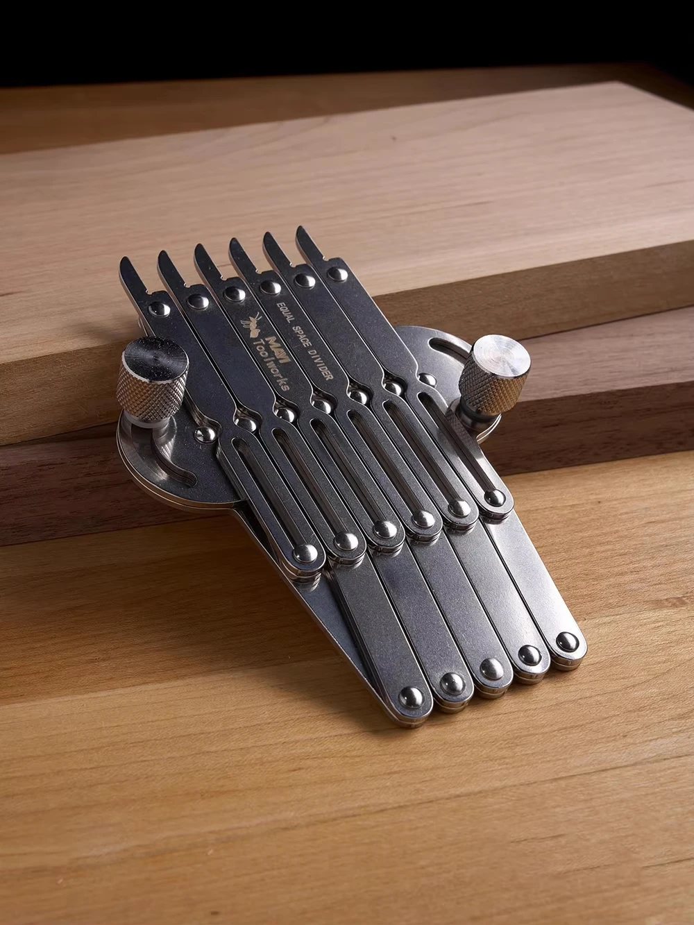 Règle de Disposition à Haute Précision – Jauge Queue d'Aronde en Acier Inoxydable pour Bois