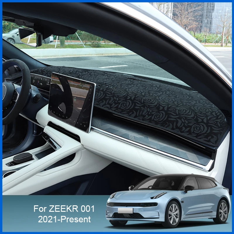 

For ZEEKR 001 2021-Present RHD&LHD Auto Dashboard Cover Protective Pad Artificial Interior Sunshade Carpet Car Accessories